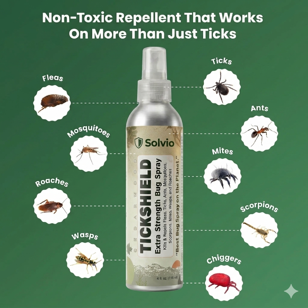 Solvio™ TickShield Repellent Spray